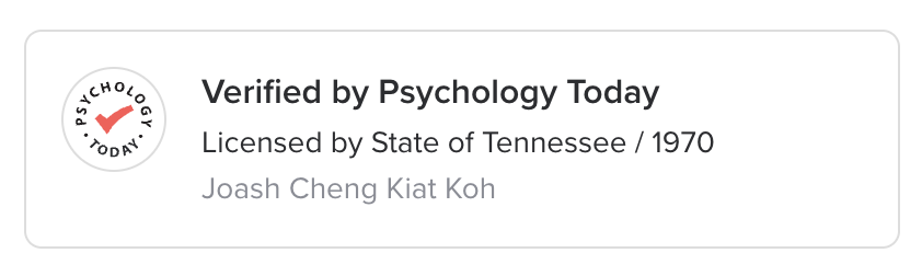 Verified by Psychology Today
